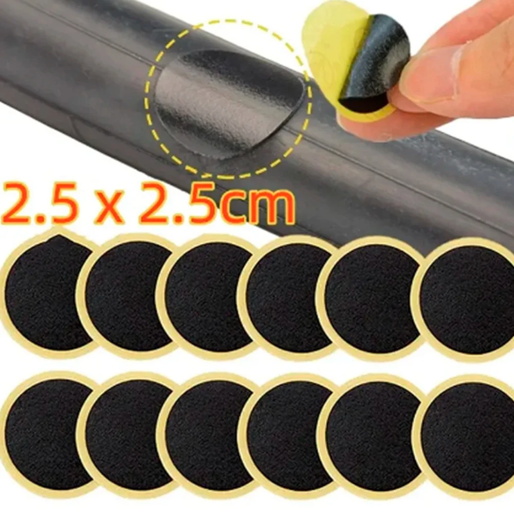 Bicycle Repair Kit - Zelfklevende fietsbandpatches, lijmloze noodreparatieset, geschikt voor