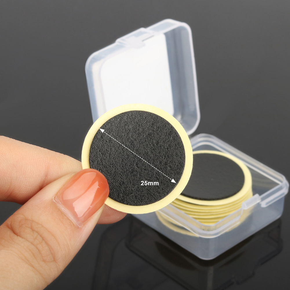 Bicycle Repair Kit - Binnenbandpatches Rubberen fietsreparatiegereedschap Bandreparatiepad Fietsbinnenband Lijmloze