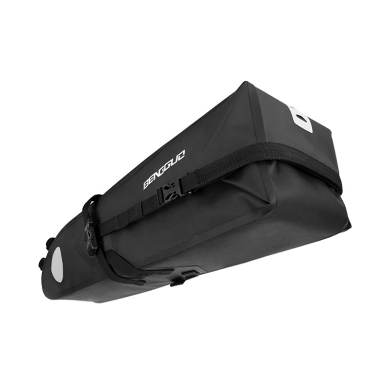 Cycling Gear Black - 1pc Zwart PU Fietszadeltas Waterdicht Duurzaam