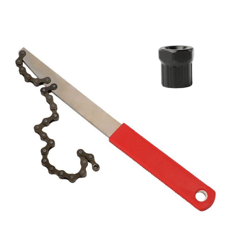Bicycle Repair Kit - Draagbare fietsvliegwiel- en cassette-sleutelverwijderingsset 12 tanden