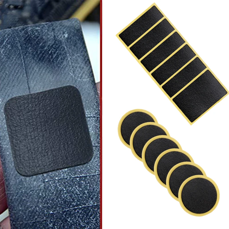 Bicycle Repair Kit - 12 Stuks Rubber Punctie Patches Reparatie