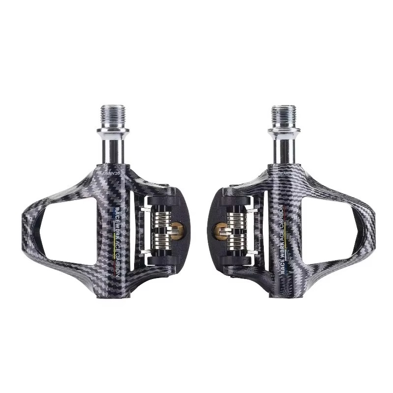 Mtb Pedals - Lichtgewicht carbon fiber pedalen met klikpedalen,