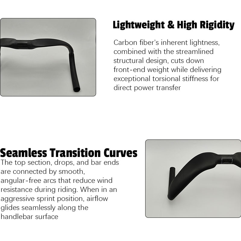 31,8 mm matzwart carbon fiber  - Cycling Gear Black recensie en prijs