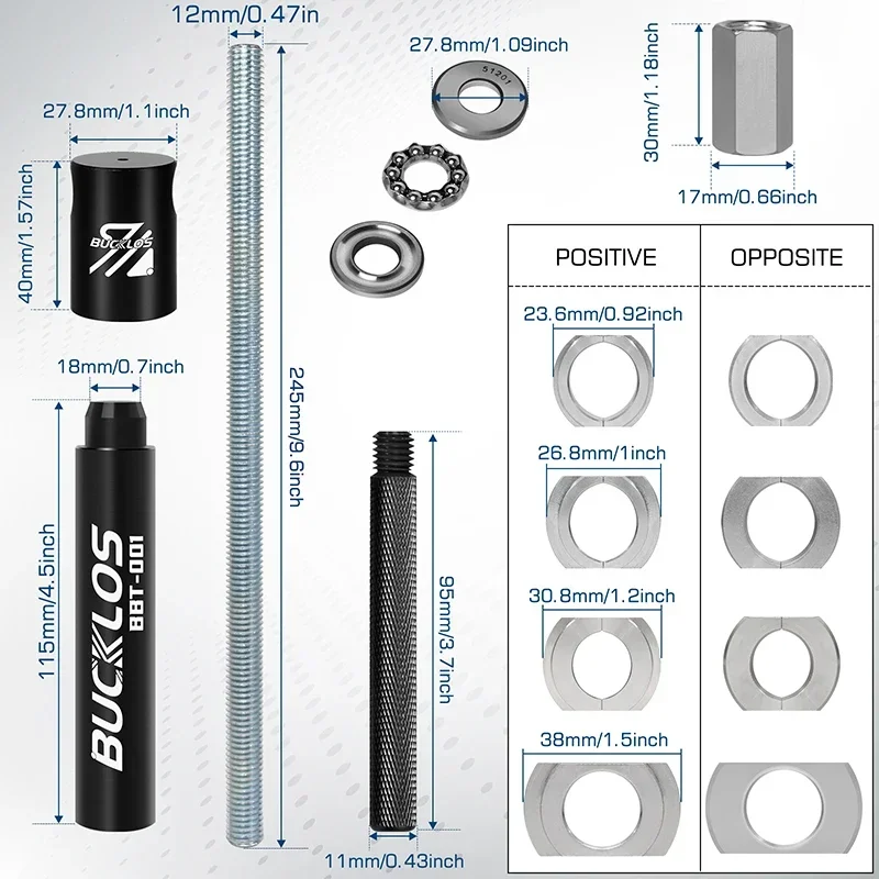 Bucklos Fiets Onderste Beugel  - Bicycle Repair Kit recensie en prijs
