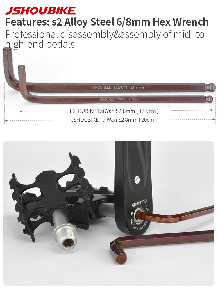 JSHOUBIKE 6/8/15mm fietspedaal - Mtb Pedals recensie en prijs