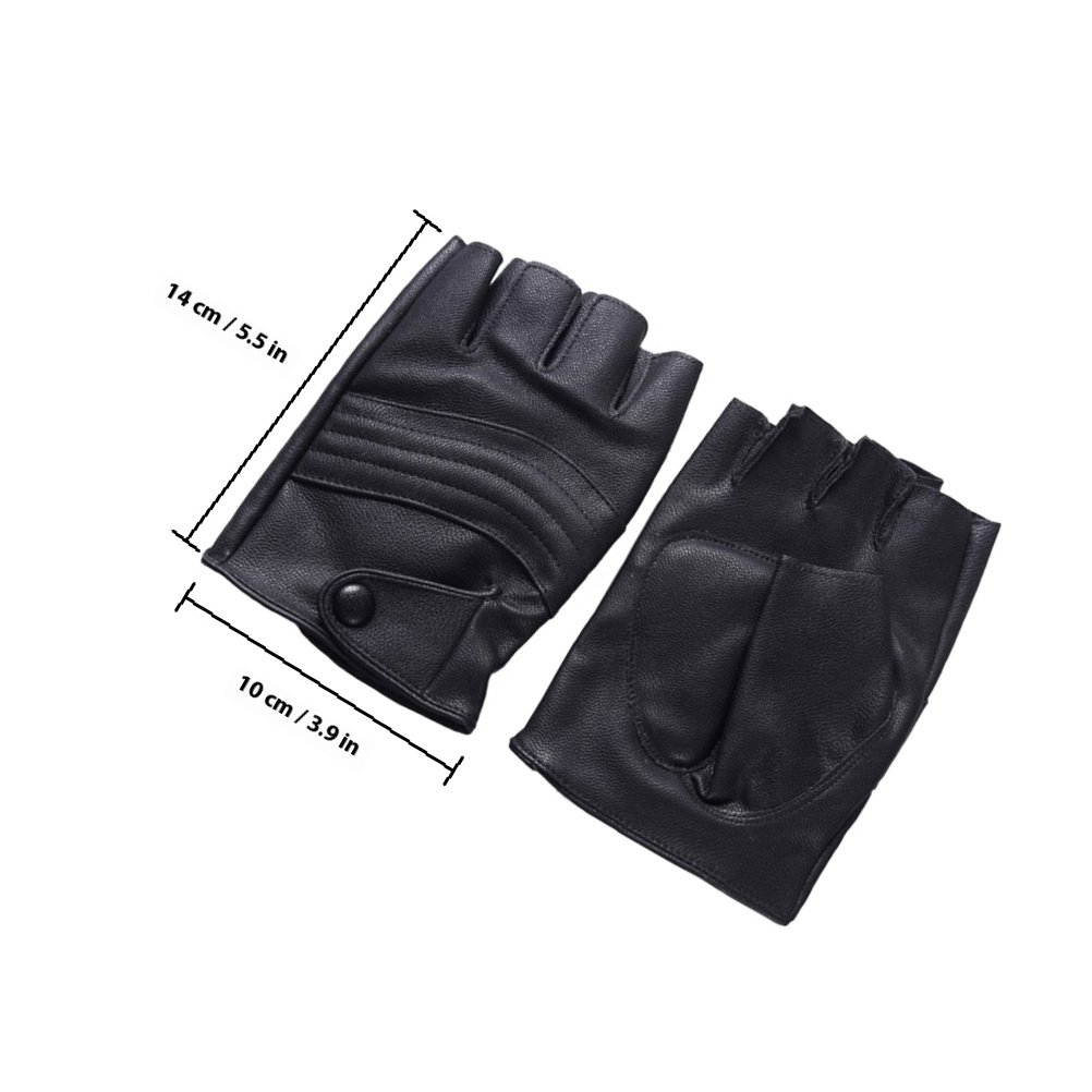 1 Paar Zwarte Heren Vingerloze - Cycling Gear Black recensie en prijs