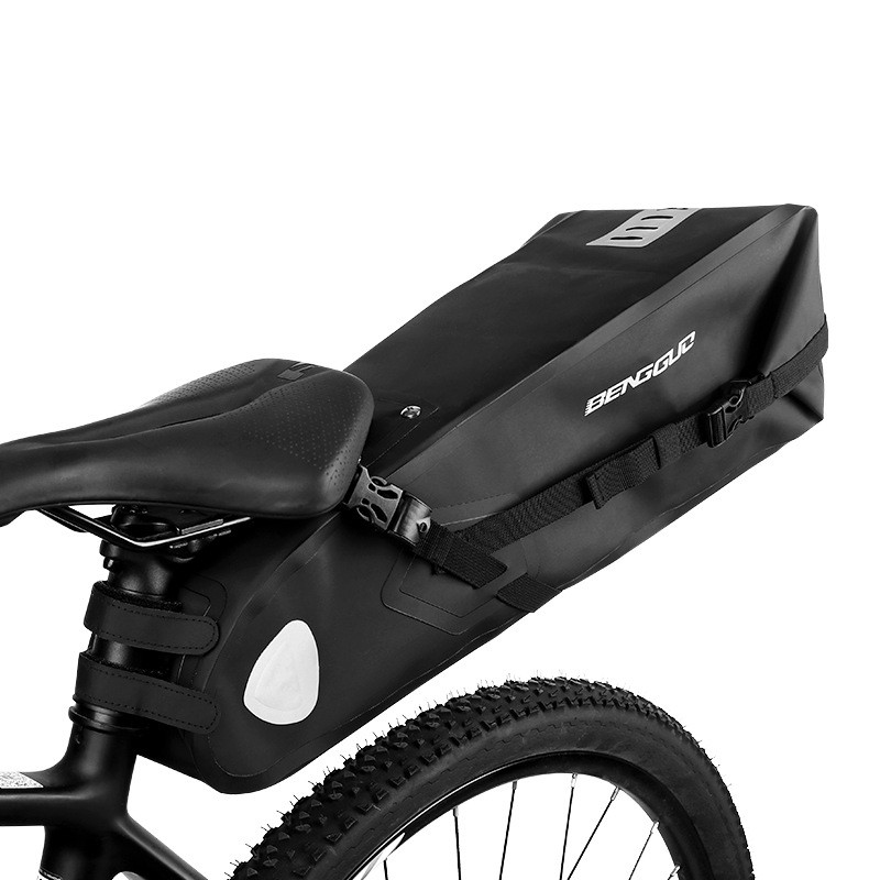 1pc Zwart PU Fietszadeltas Wat - Cycling Gear Black recensie en prijs
