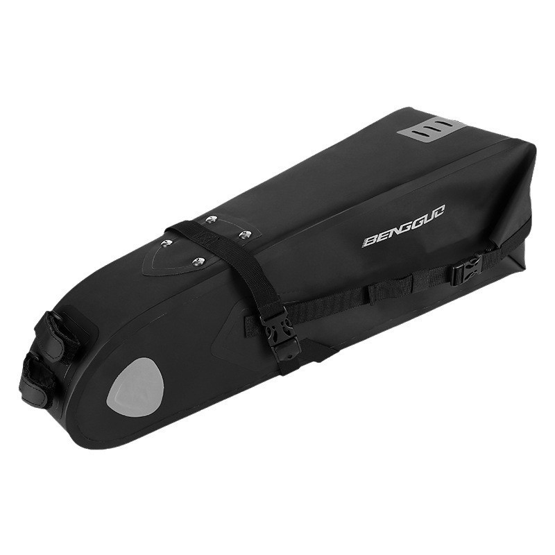 1pc Zwart PU Fietszadeltas Wat - Cycling Gear Black recensie en prijs