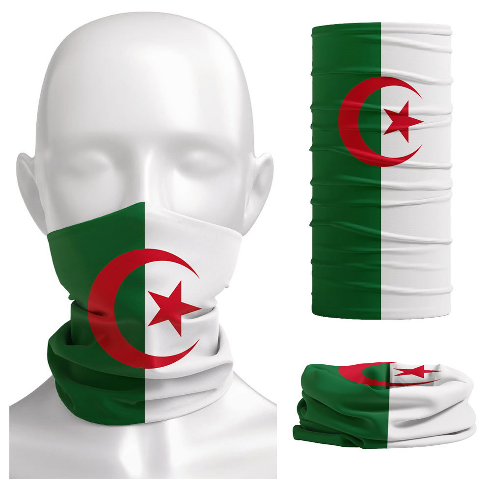Algeria Vlag Bedrukt Bandana H - Cycling Gears recensie en prijs