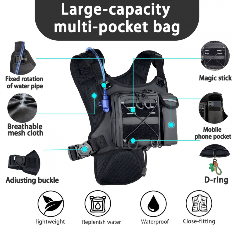 2026 Nieuwe Tactische Vest Bor - Cycling Gear Duffle recensie en prijs