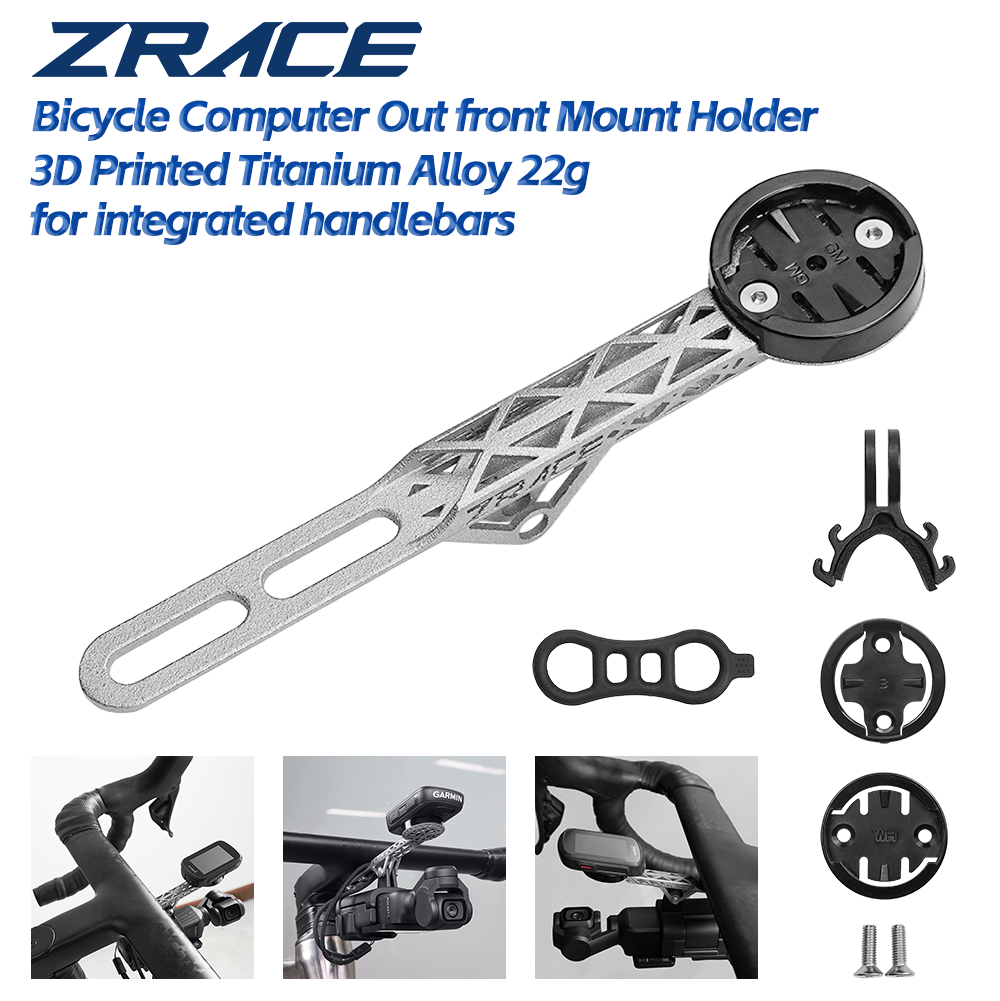 ZRACE 3D-geprinte titanium fie - Cycling Gear Mount recensie en prijs