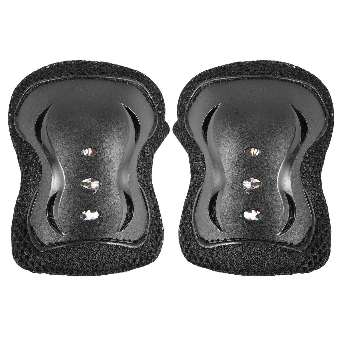 【zwart huodong】2X Kniebescherm - Cycling Gear Black recensie en prijs